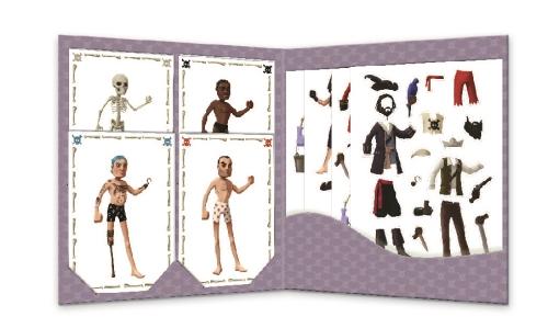 Abtibilduri repozitionabile Djeco - pirati image 1