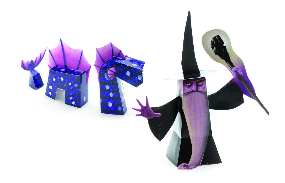 Dragoni din hartie Djeco