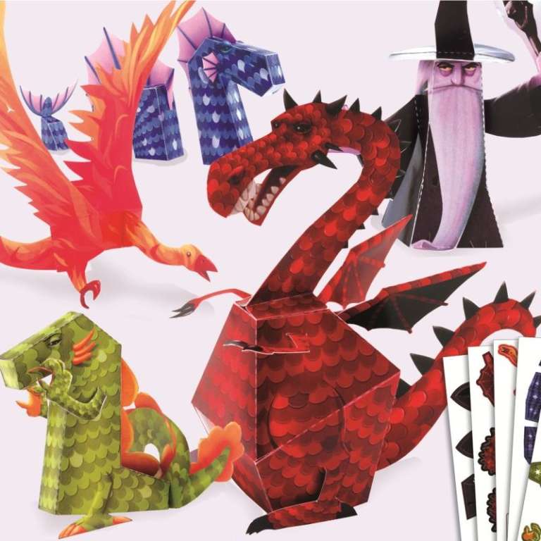 Dragoni din hartie Djeco image 1