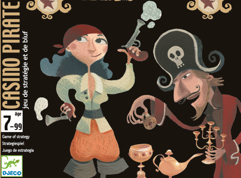 Joc de carti Djeco Casino Pirate image 1