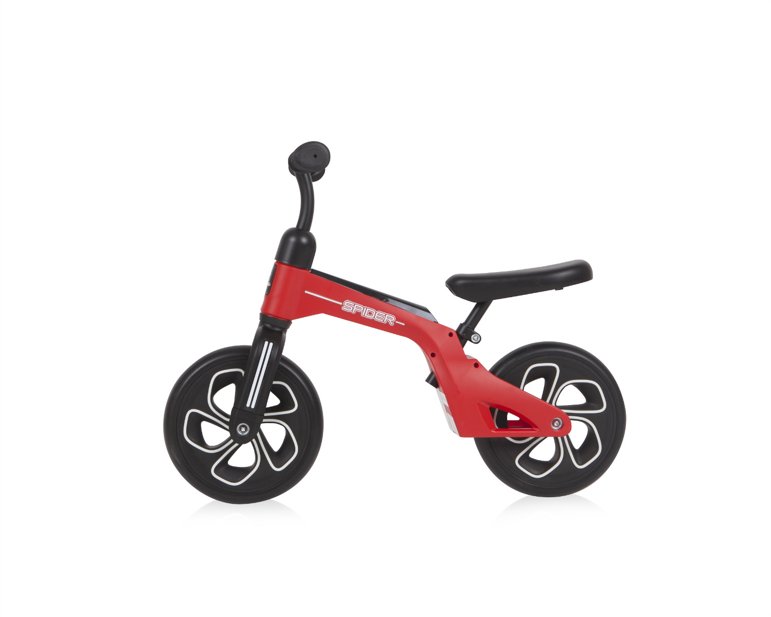 Bicicleta de tranzitie pentru copii, Spider, fara pedale, roti mari, Red image 1