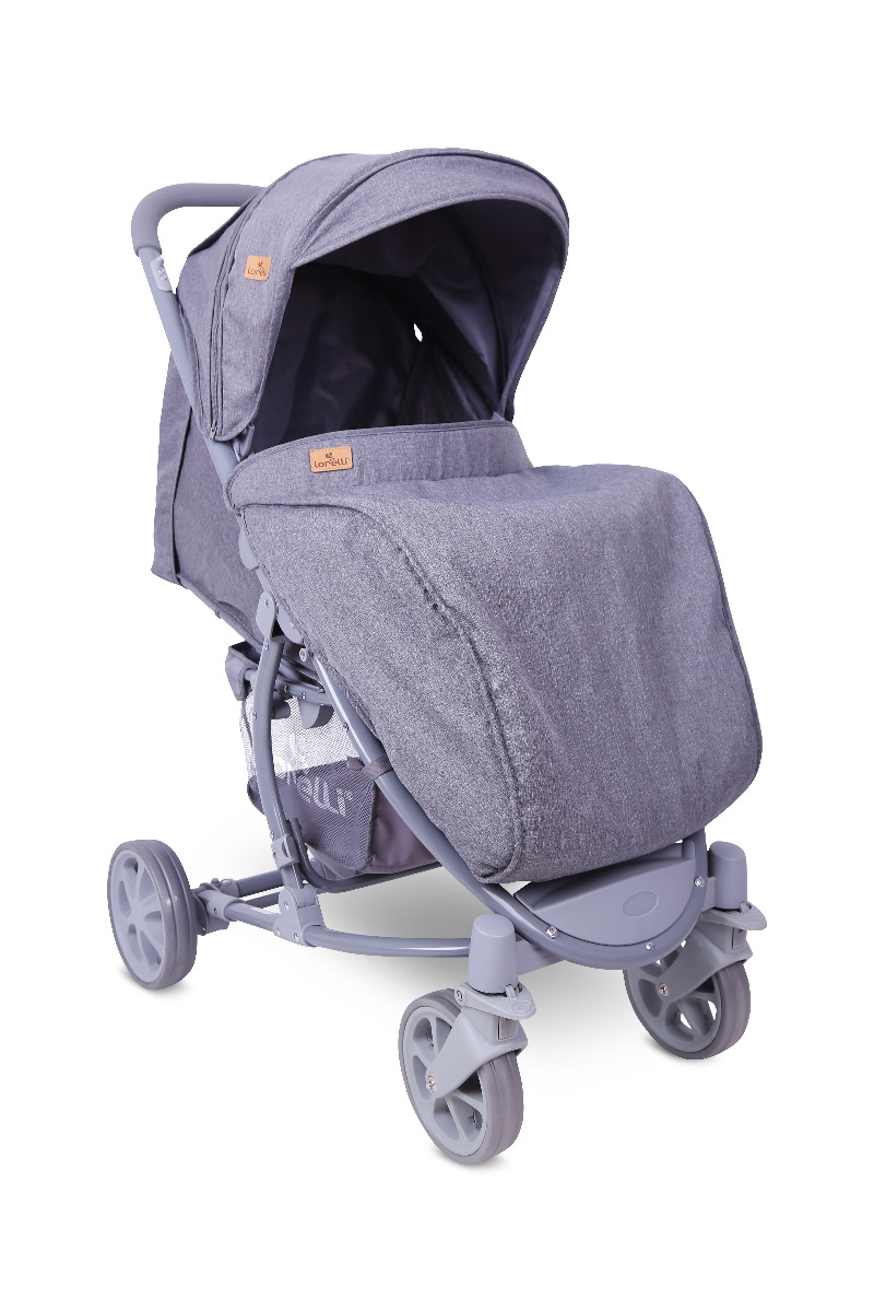 Carucior pentru nou-nascut, S 300, Grey & Green Triangles image 1