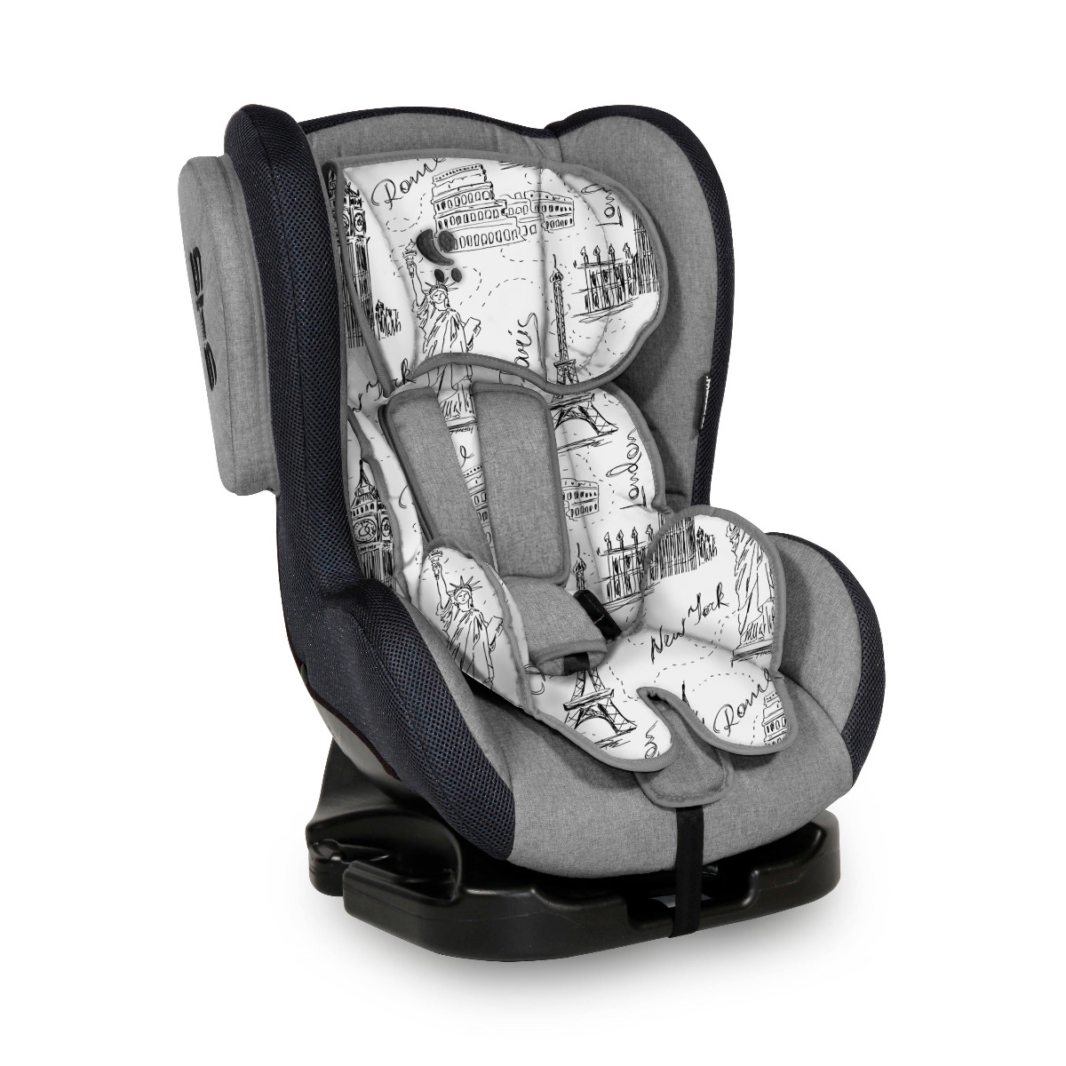 Scaun auto, Tommy SPS, 0-18 Kg, Grey Cities