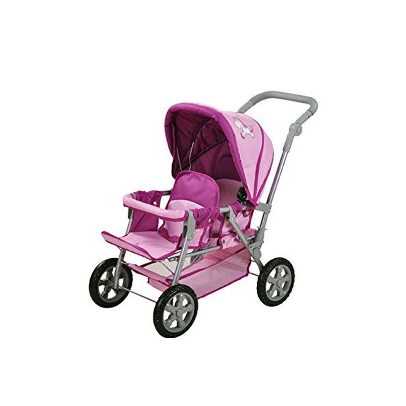 Carucior pentru doua papusi Big Twin The Unicorn image 1