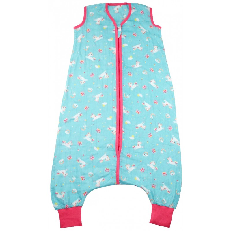 Sac de dormit cu picioruse Bamboo Unicorn 2-3 ani 0.5 Tog