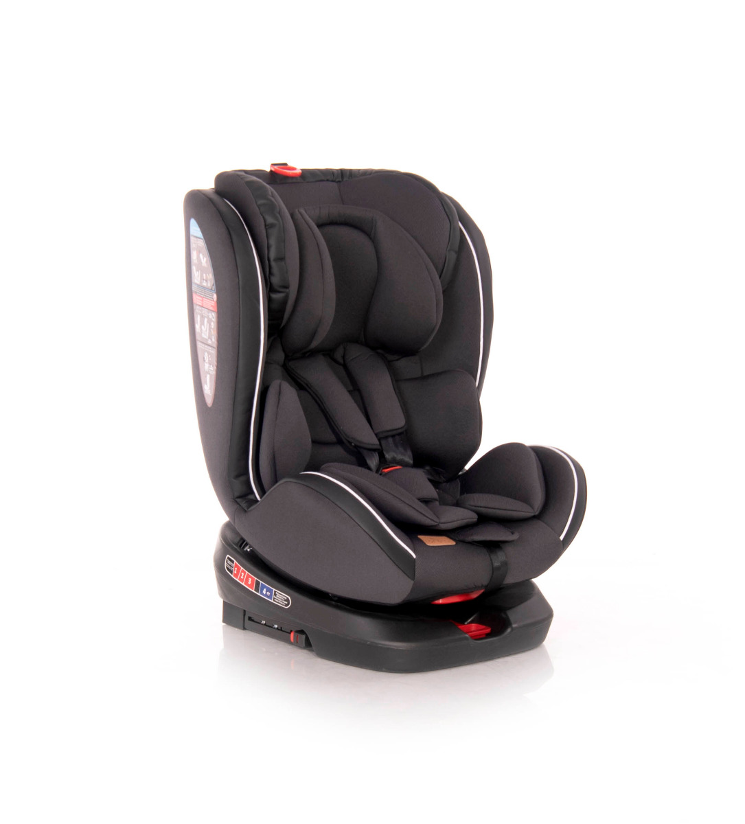 Scaun auto, Nebula, Isofix, 0-36 Kg, rotativ 360 grade, Black