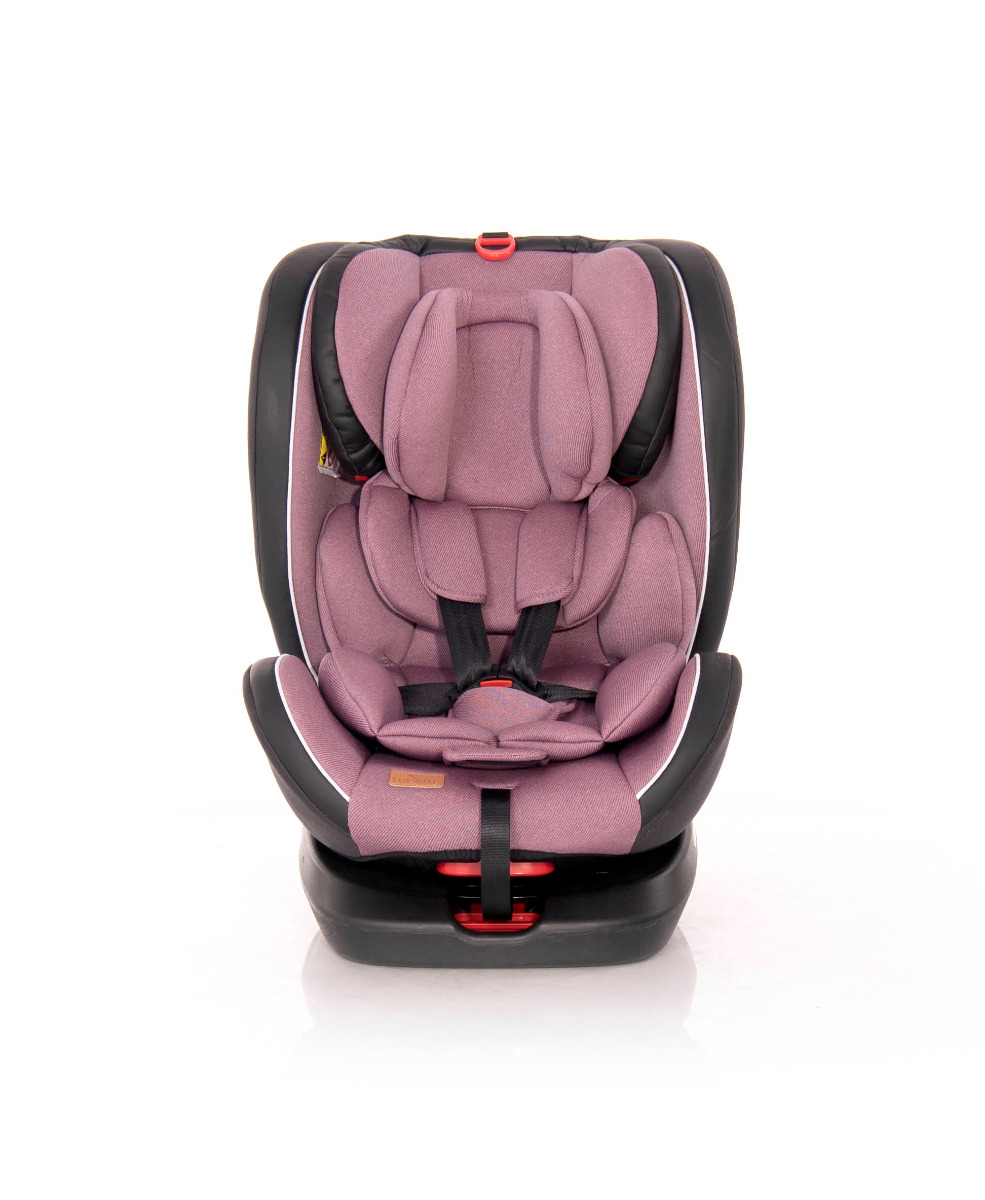 Scaun auto, Nebula, Isofix, 0-36 Kg, rotativ 360 grade, Pink image 1