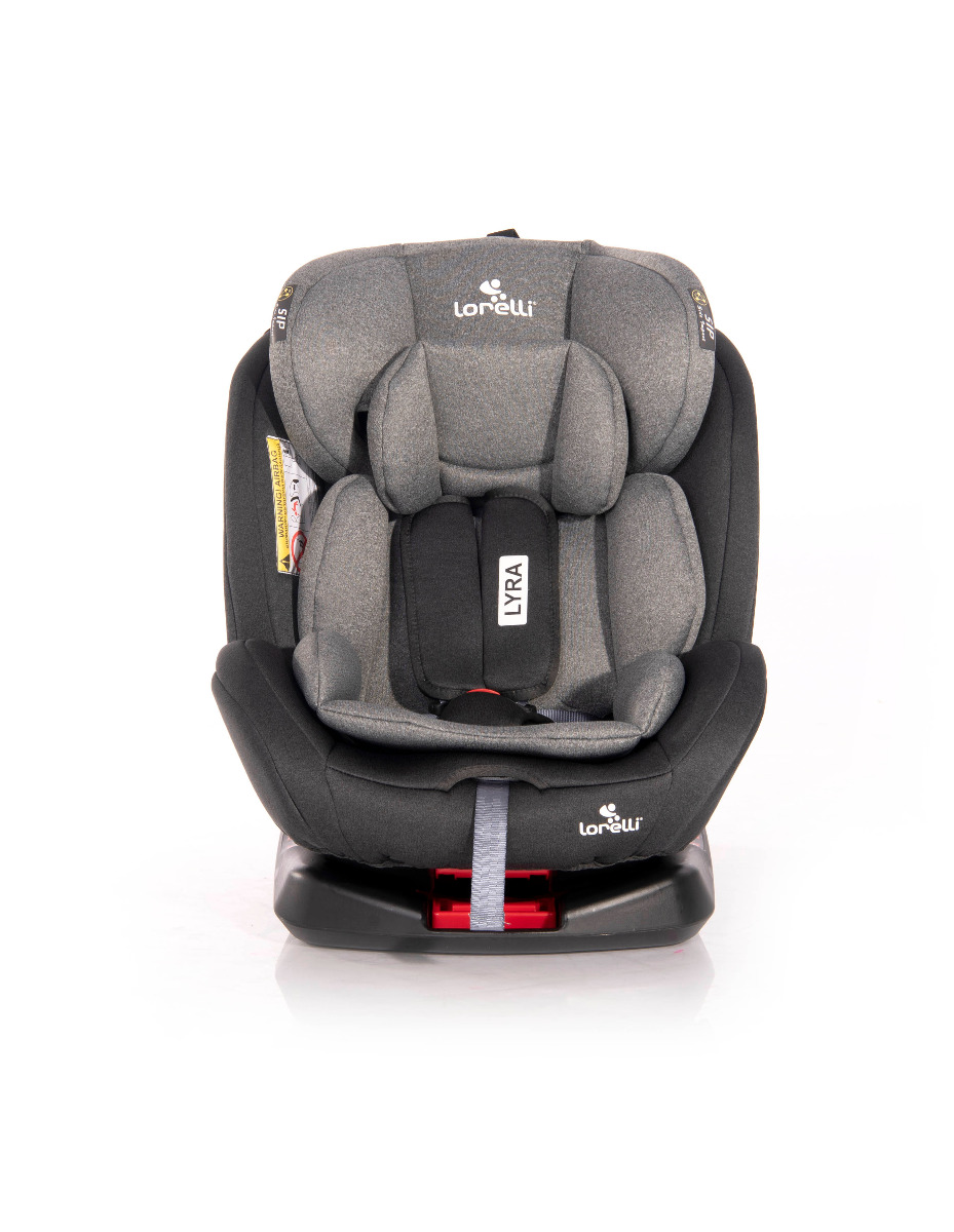 Scaun auto, Lyra, Isofix, 0-36 Kg, rotativ 360 grade, Black & Grey image 1