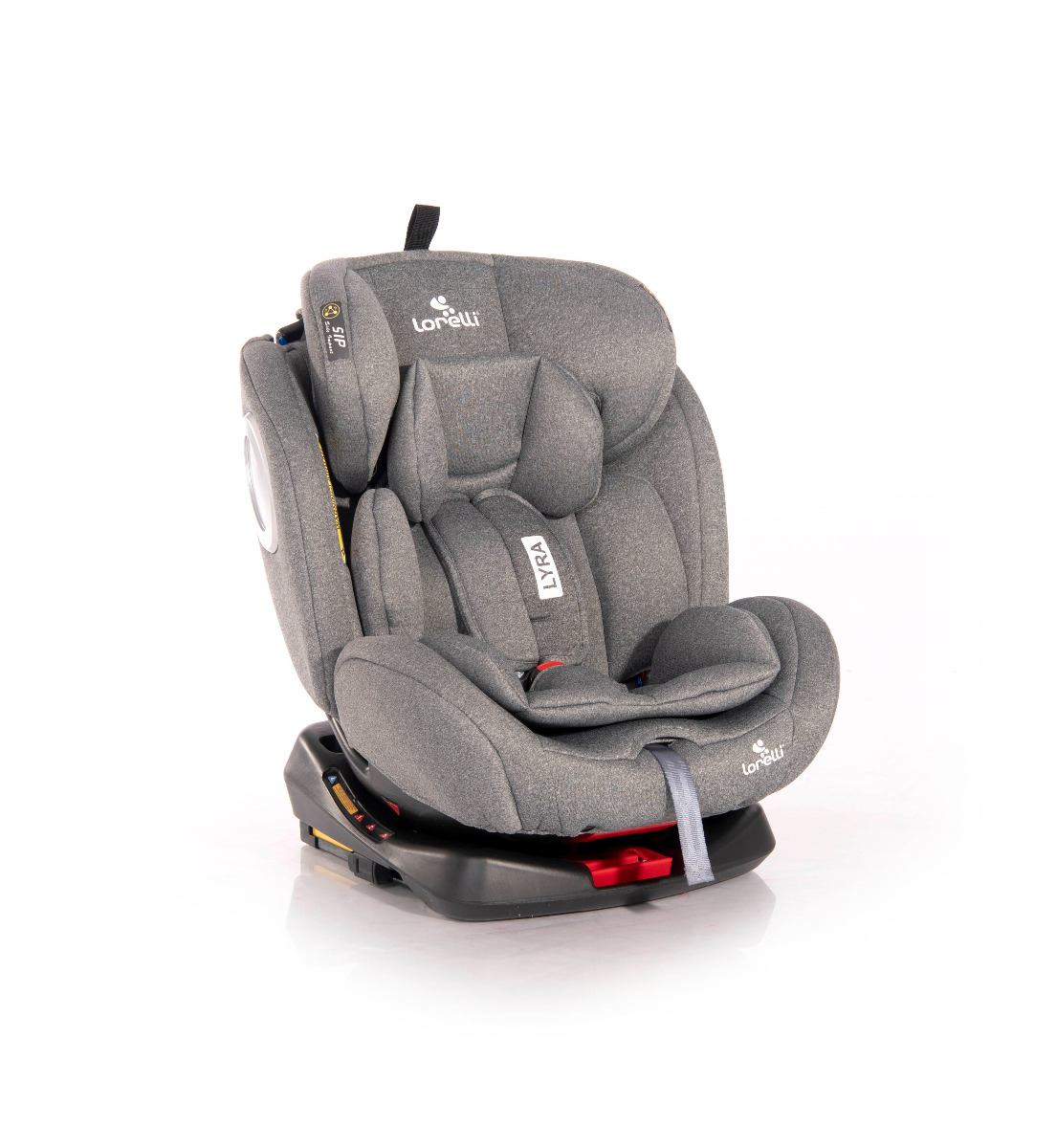 Scaun auto, Lyra, Isofix, 0-36 Kg, rotativ 360 grade, Grey