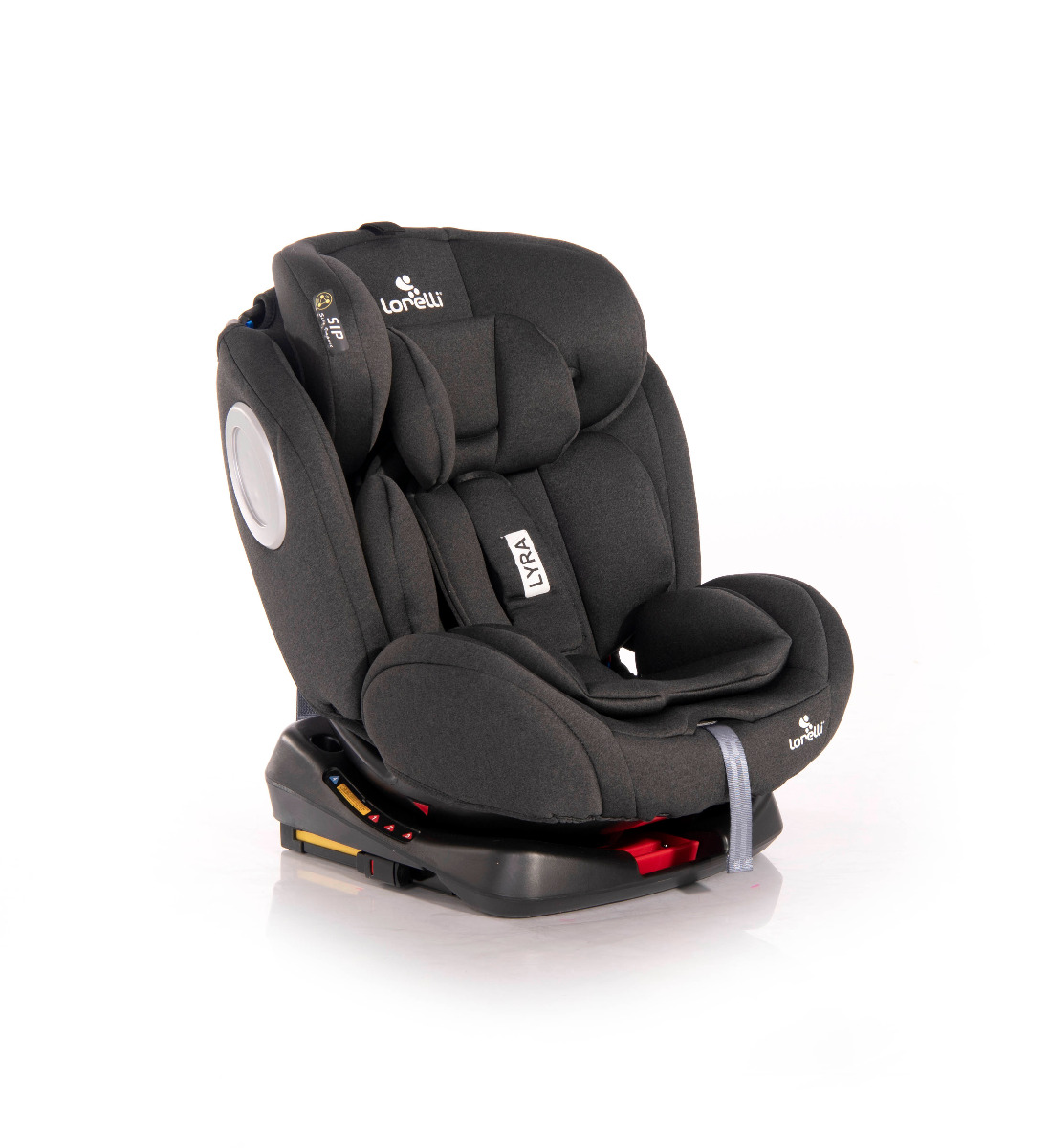 Scaun auto, Lyra, Isofix, 0-36 Kg, rotativ 360 grade, Black