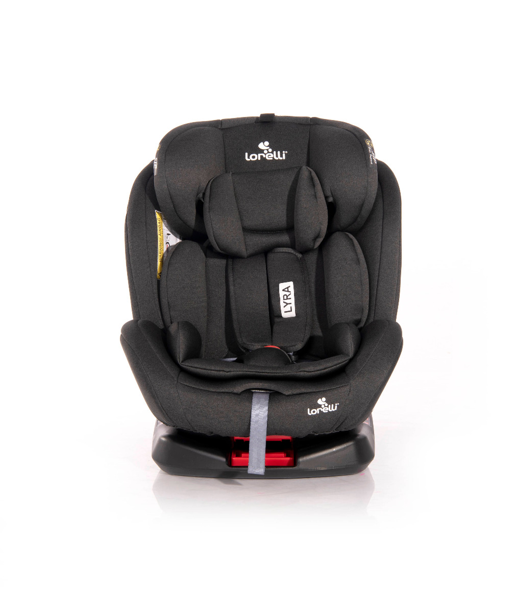 Scaun auto, Lyra, Isofix, 0-36 Kg, rotativ 360 grade, Black image 1