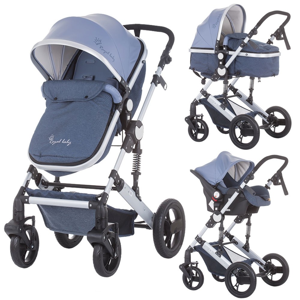 Carucior Chipolino Terra 2 in 1 blue linen