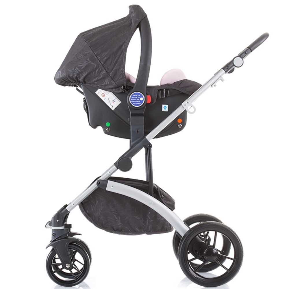 Carucior Chipolino Malta 3 in 1 baby pink image 3