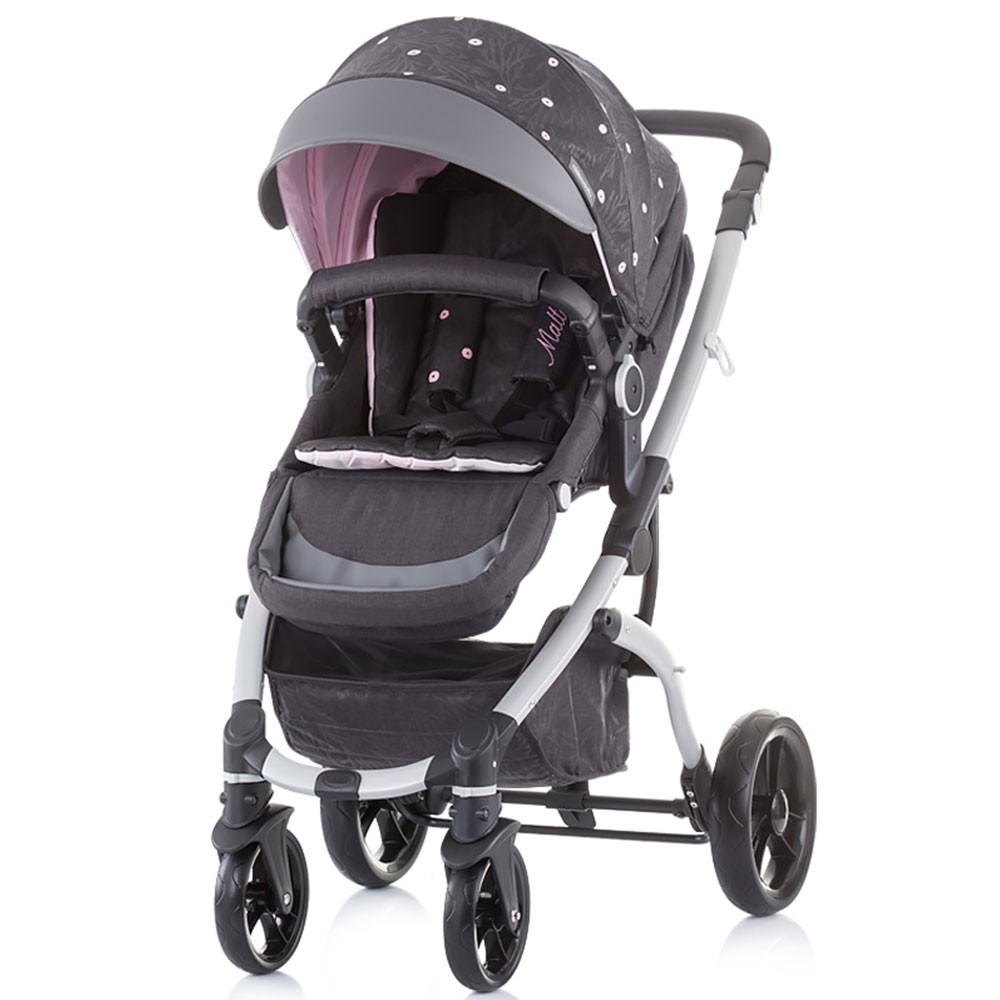 Carucior Chipolino Malta 3 in 1 baby pink image 8