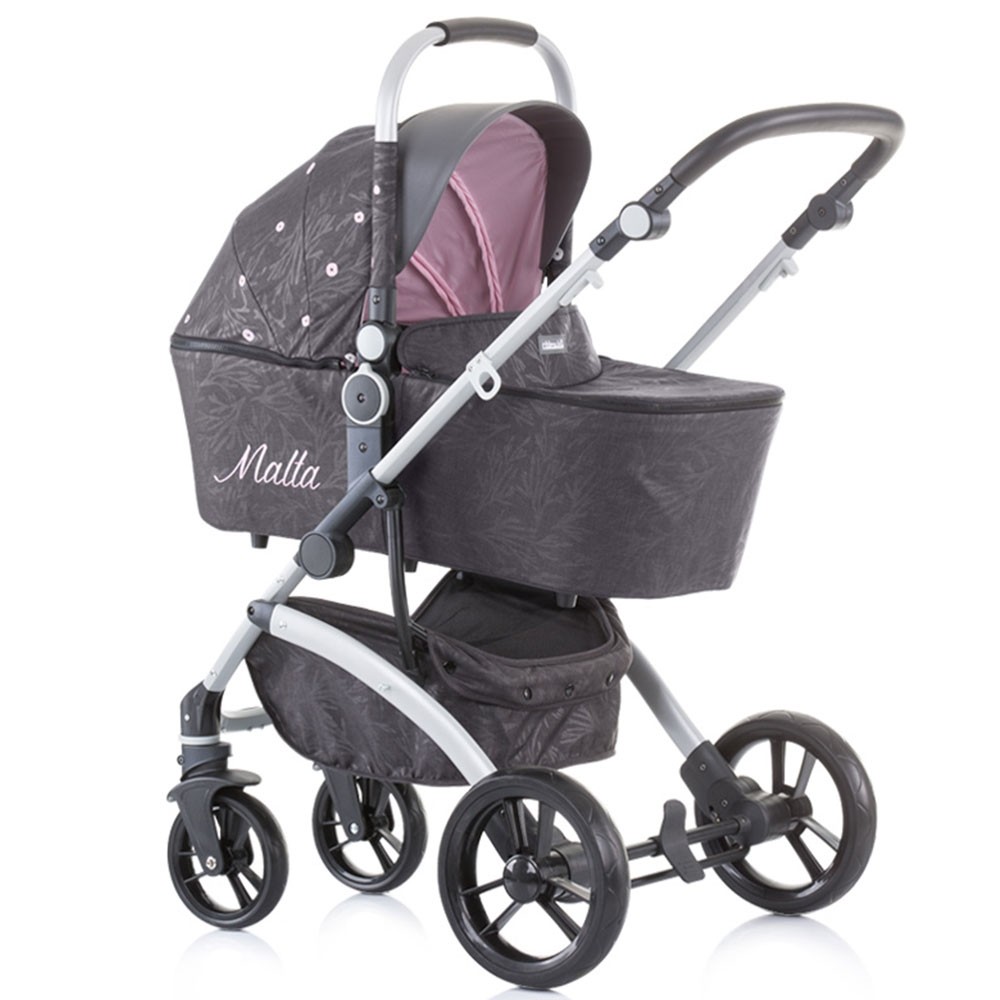 Carucior Chipolino Malta 3 in 1 baby pink image 14