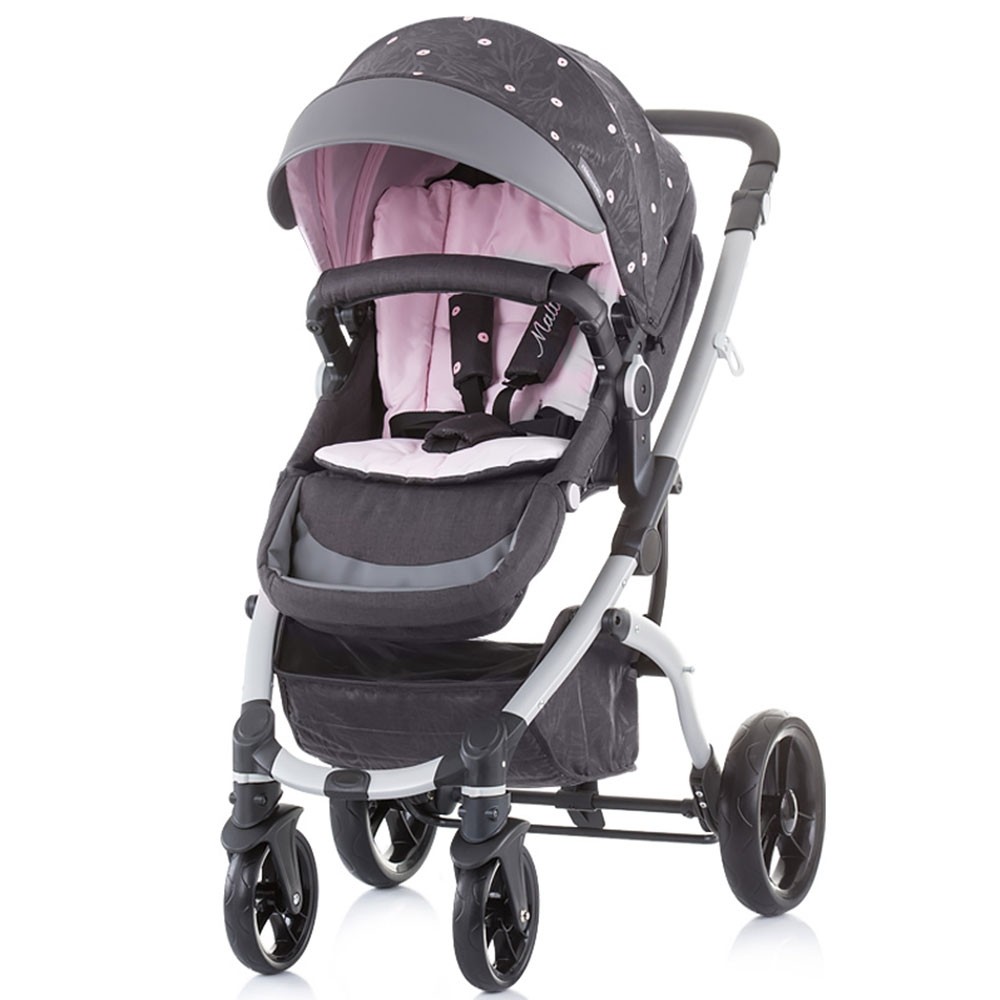 Carucior Chipolino Malta 3 in 1 baby pink image 16