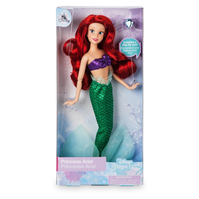 Papusa Printesa Disney Ariel cu inel image 1