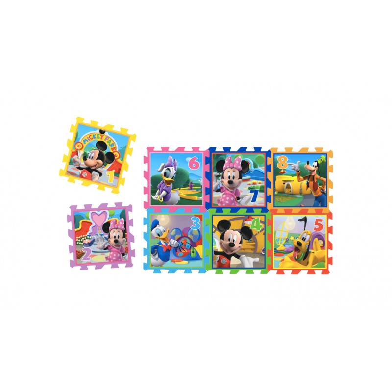 Covor puzzle din spuma Sotron Minnie & Mickey Mouse 8 piese image 1