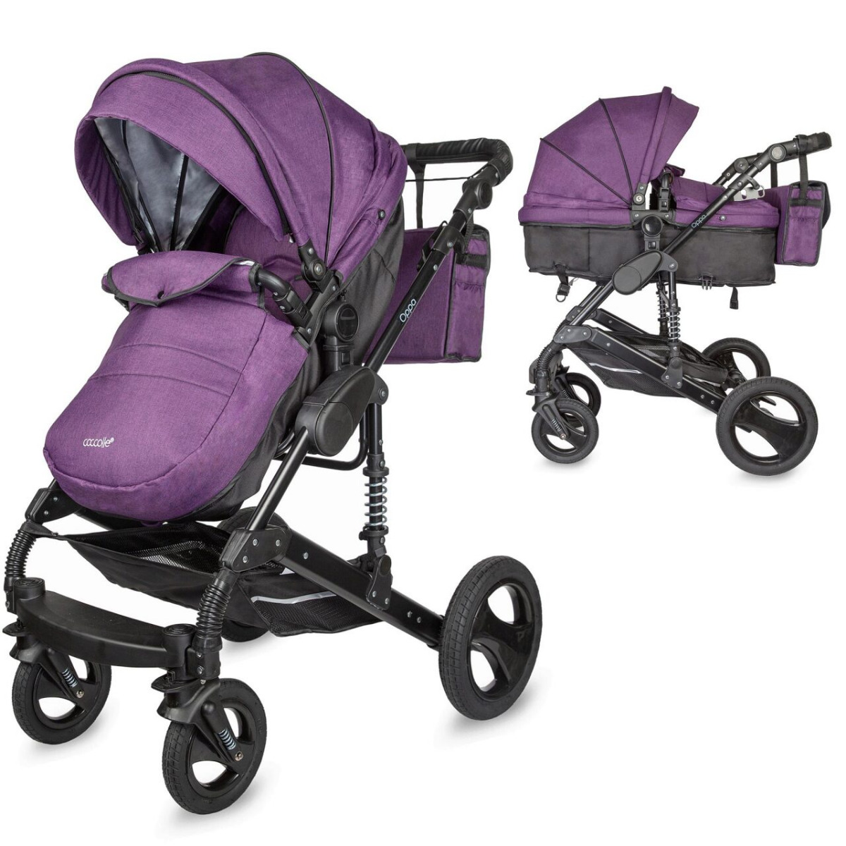 Carucior transformabil 2 in 1 Coccolle Oppa Violet