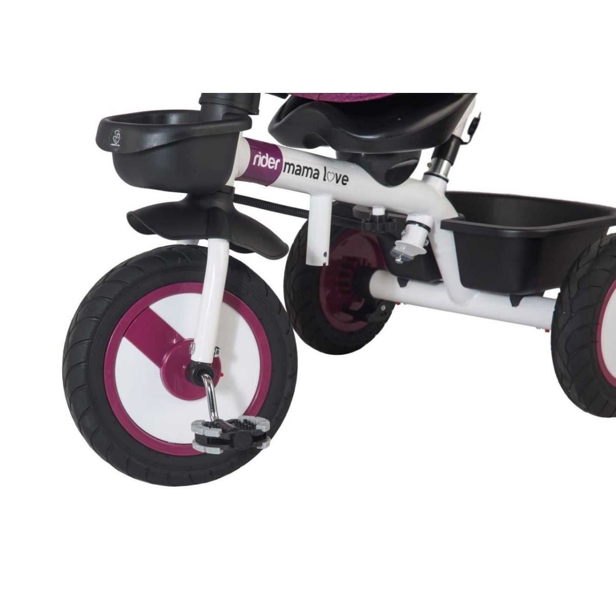 Tricicleta multifunctionala MamaLove Rider Gri image 8