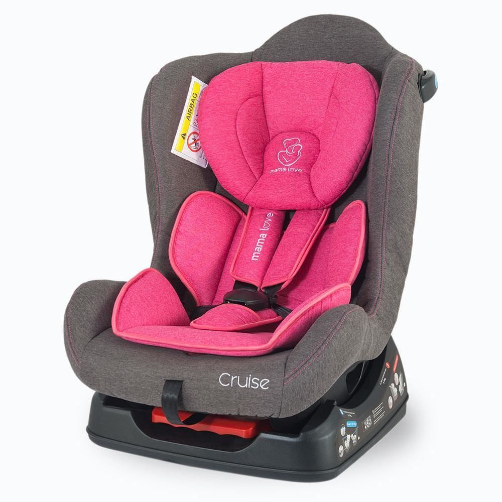 Scaun auto grupa 0-18 kg MamaLove Cruise Roz