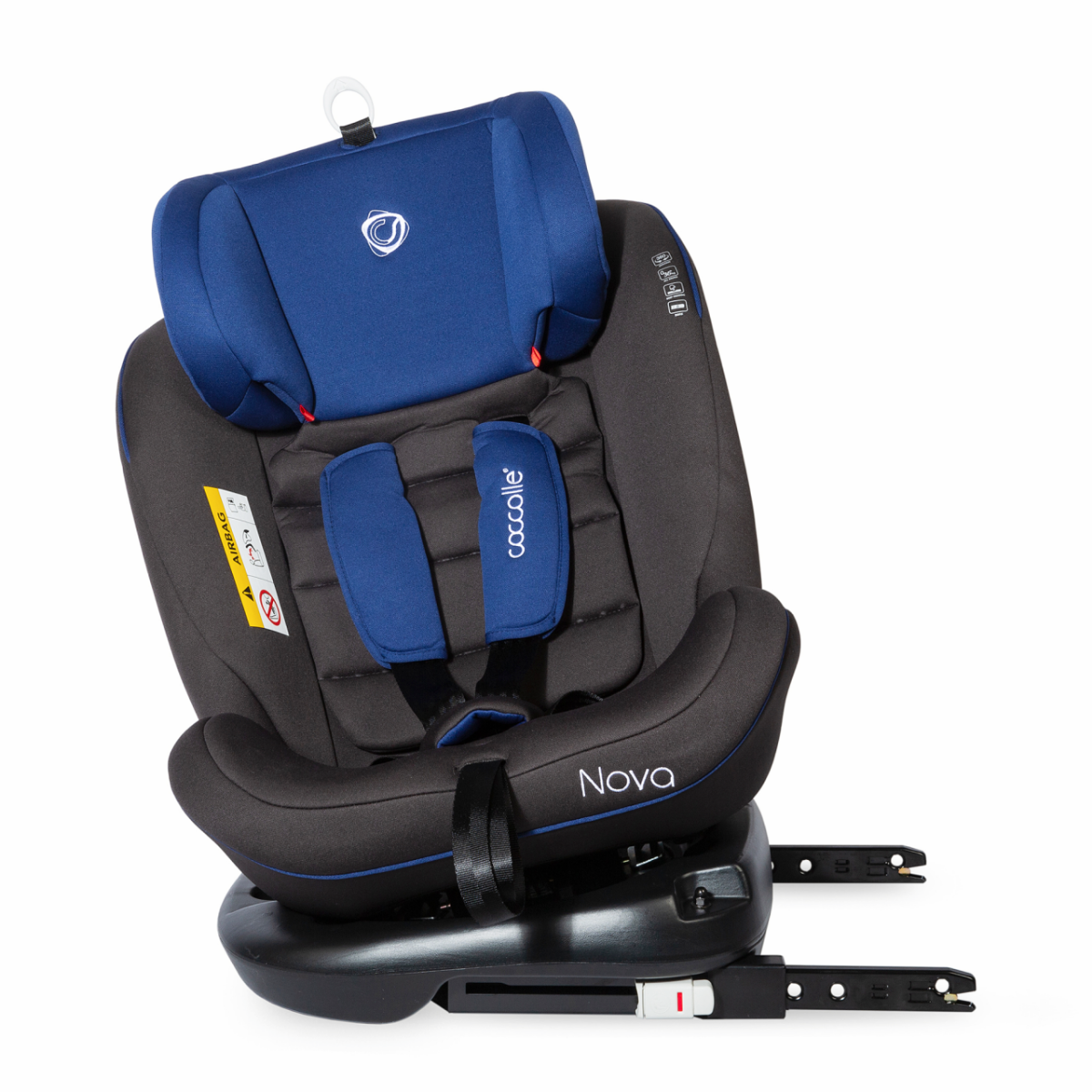 Scaun auto rotativ cu Isofix grupa 0-36 kg Coccolle Nova Albastru image 10