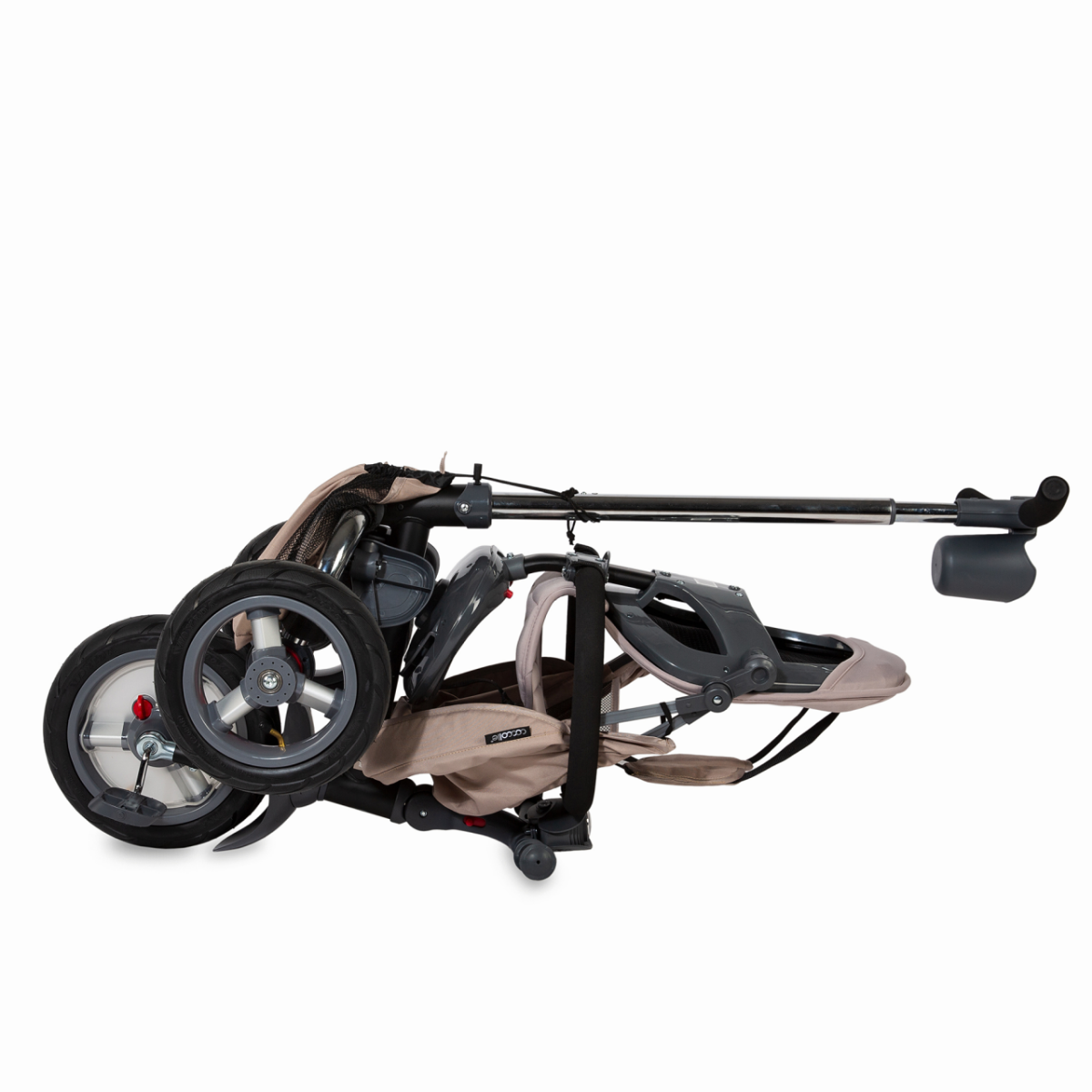 Tricicleta multifunctionala 4in1 cu sezut reversibil Coccolle Velo Air Bej image 9