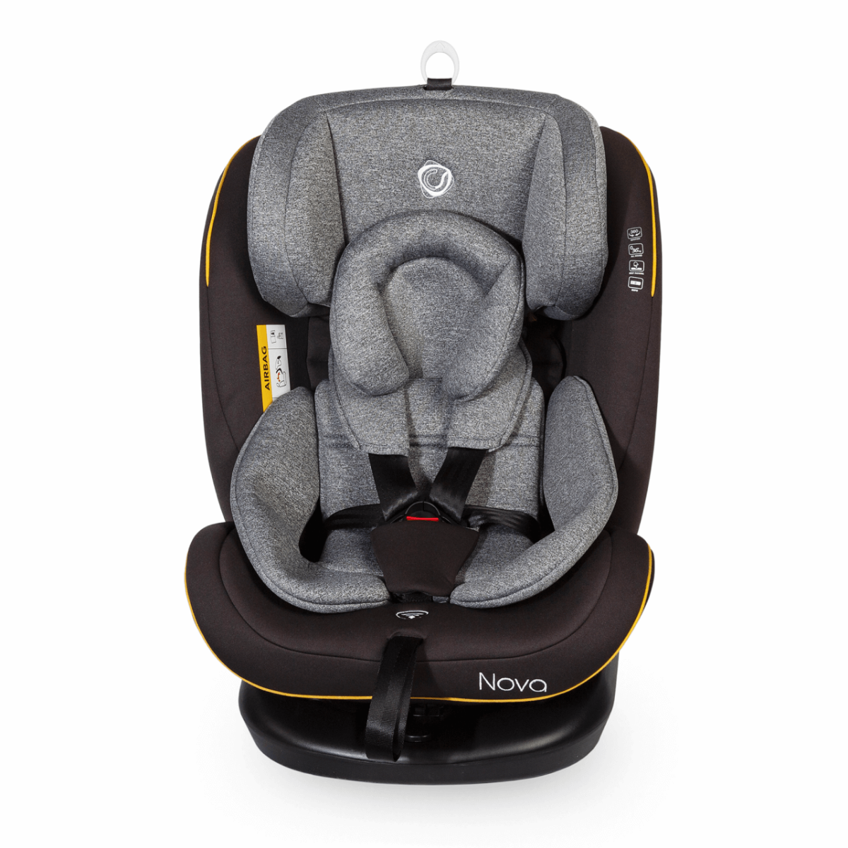 Scaun auto rotativ cu Isofix grupa 0-36 kg Coccolle Nova Gri image 2