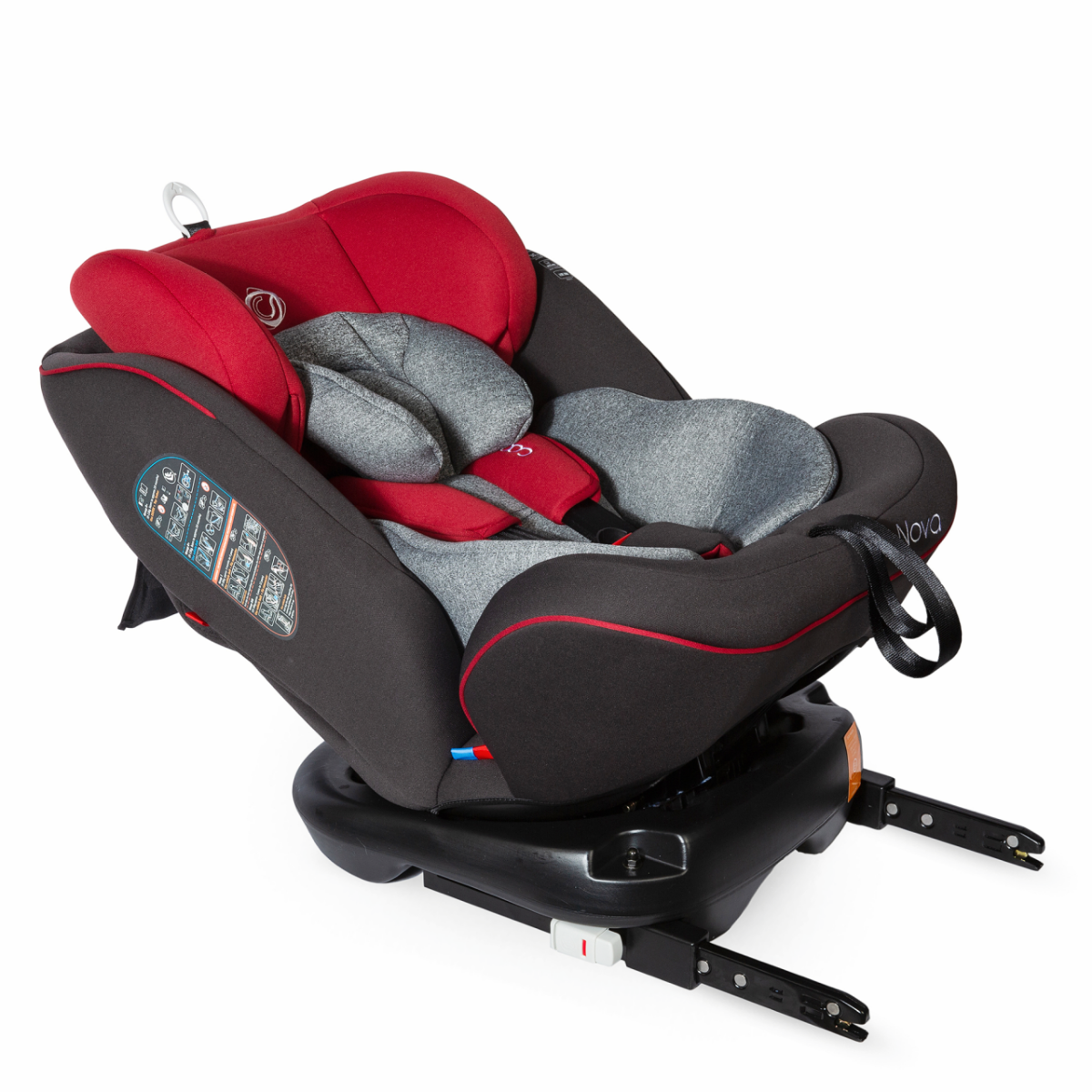 Scaun auto rotativ cu Isofix grupa 0-36 kg Coccolle Nova Rosu  image 3