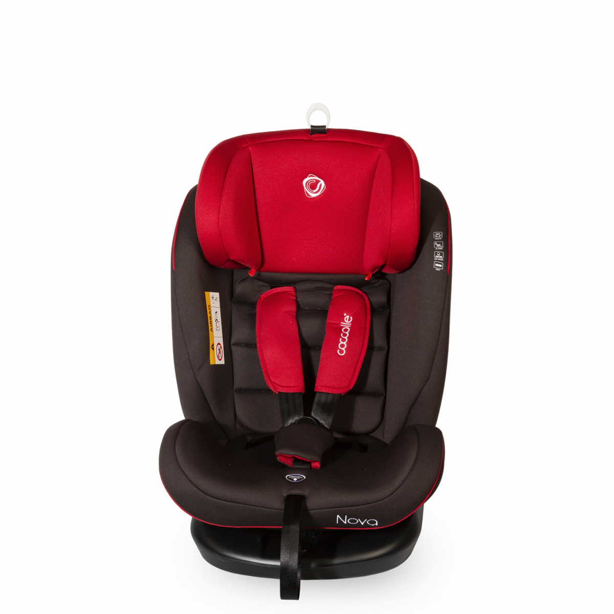 Scaun auto rotativ cu Isofix grupa 0-36 kg Coccolle Nova Rosu  image 7