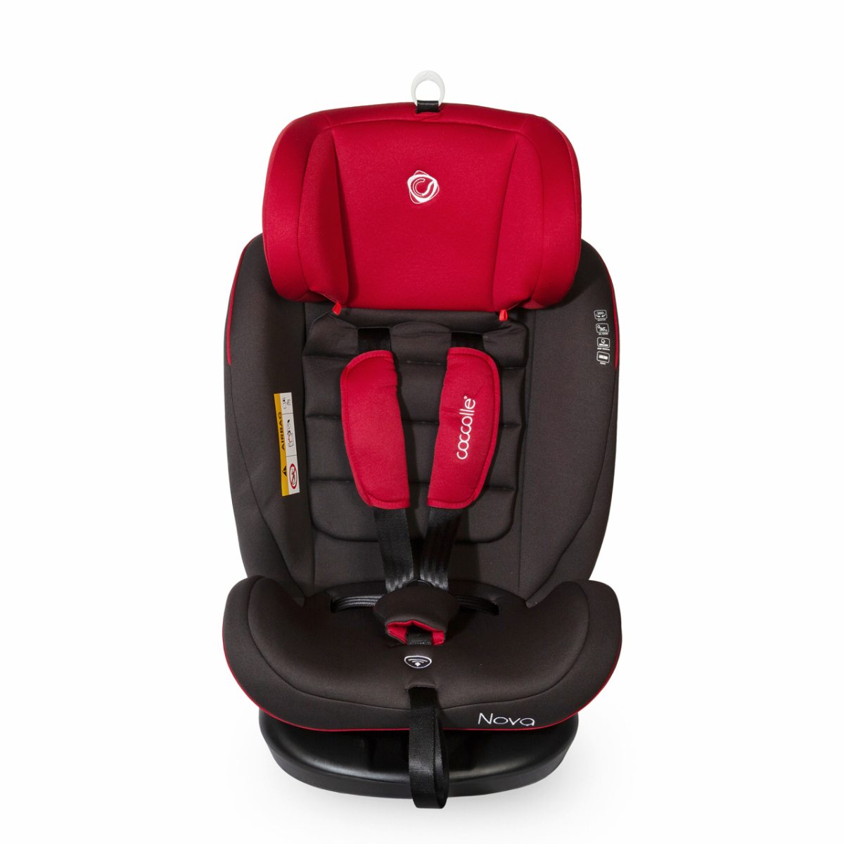 Scaun auto rotativ cu Isofix grupa 0-36 kg Coccolle Nova Rosu  image 8