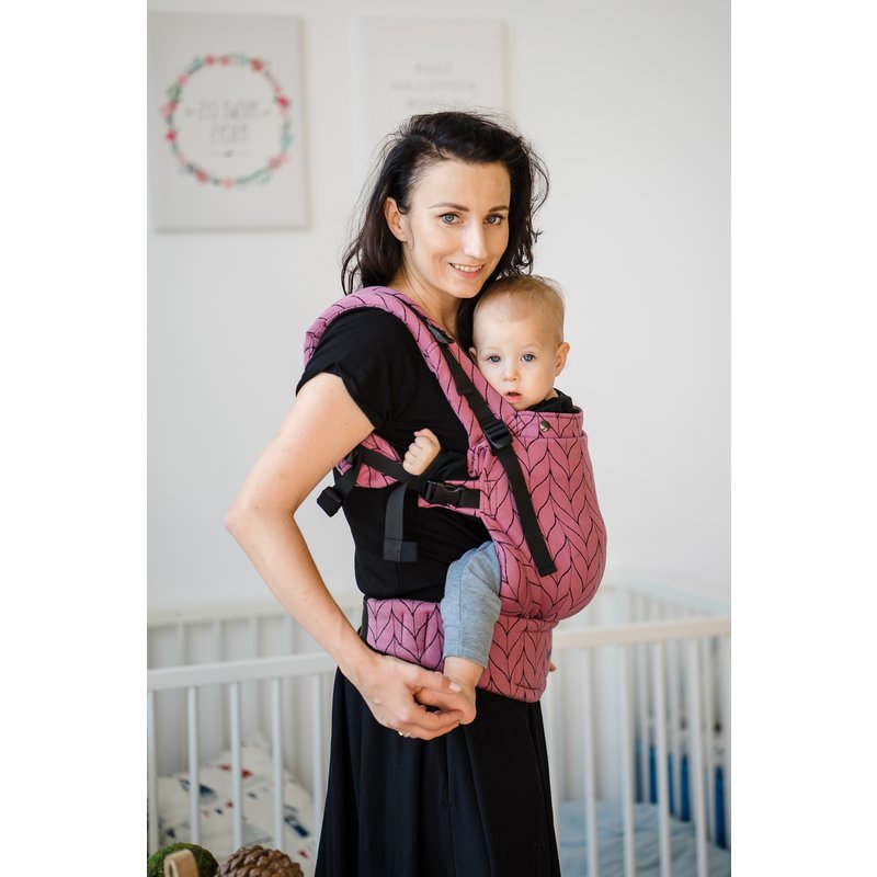 Kavka - Marsupiu ergonomic 2 in 1, Rose Braid