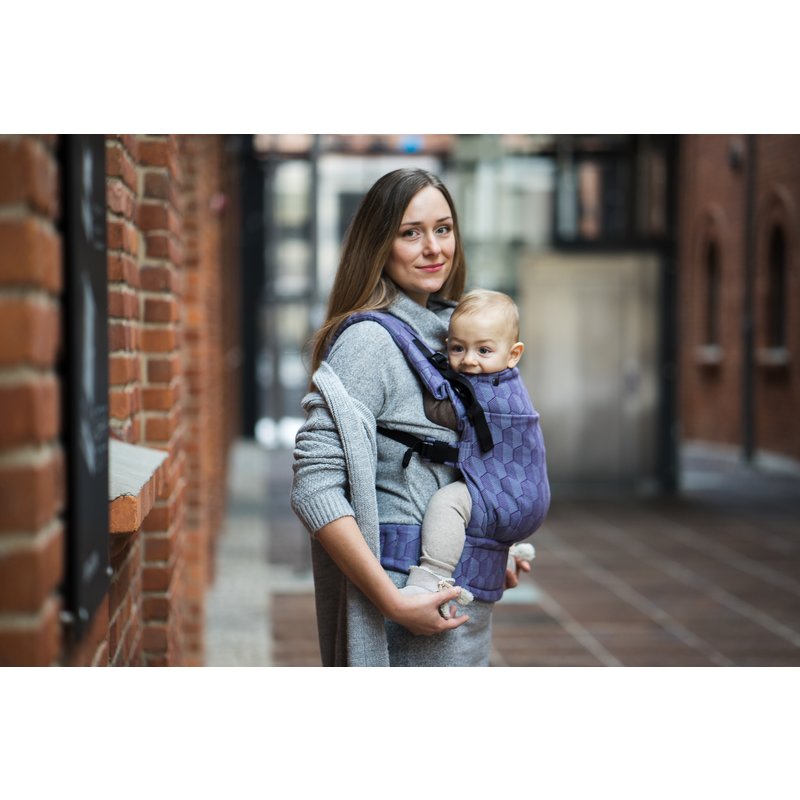 Kavka - Marsupiu ergonomic 2 in 1, Lilac Shade