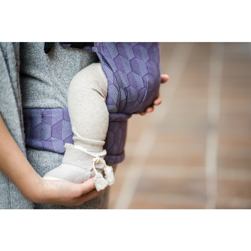 Kavka - Marsupiu ergonomic 2 in 1, Lilac Shade image 2