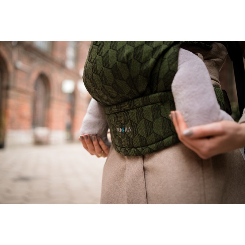 Kavka - Marsupiu ergonomic 2 in 1, Moss Shade image 1