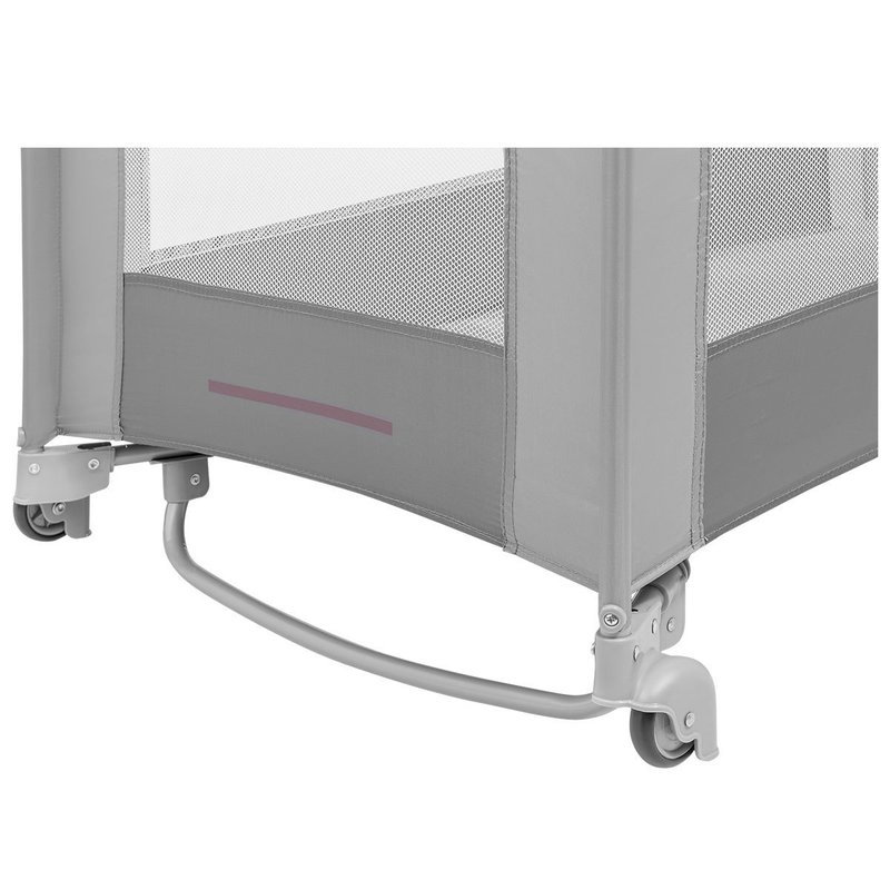 Lionelo - Patut pliant Adriaa, Grey/ Scandi image 8
