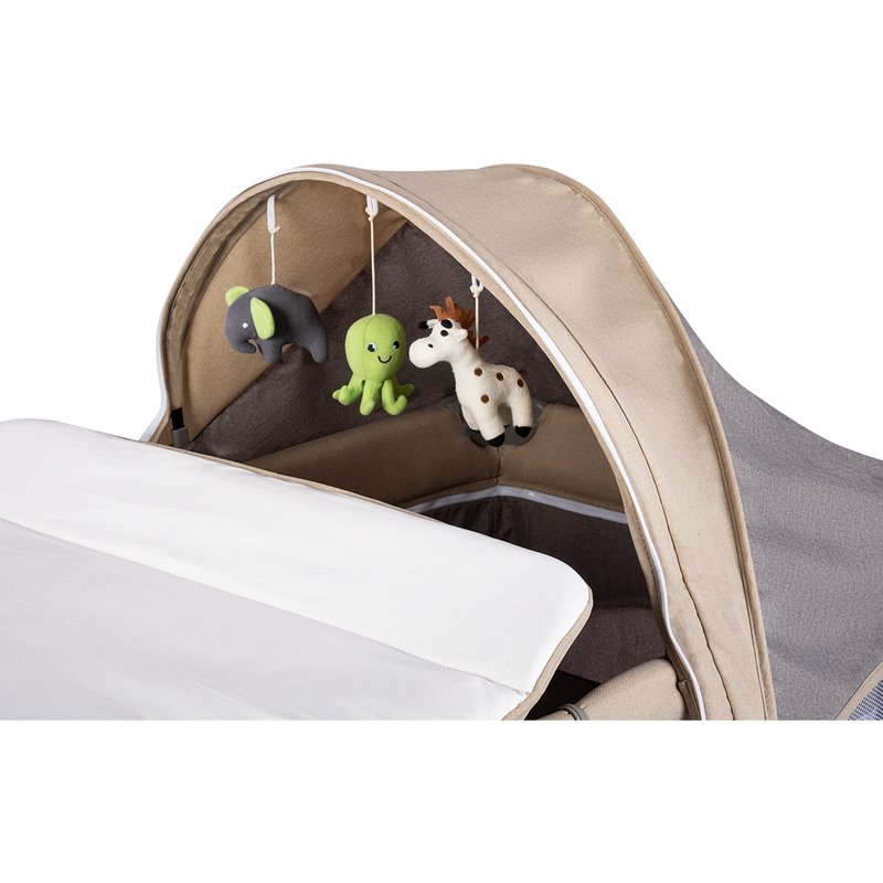 Lionelo - Patut pliant Simon, Beige image 2
