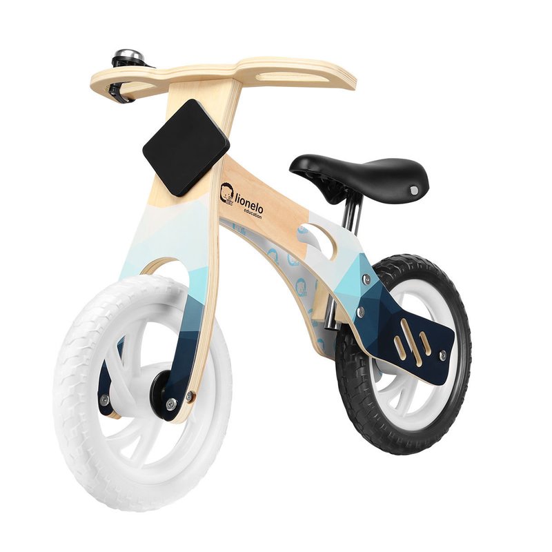 Lionelo - Bicicleta din lemn fara pedale Willy, Indygo