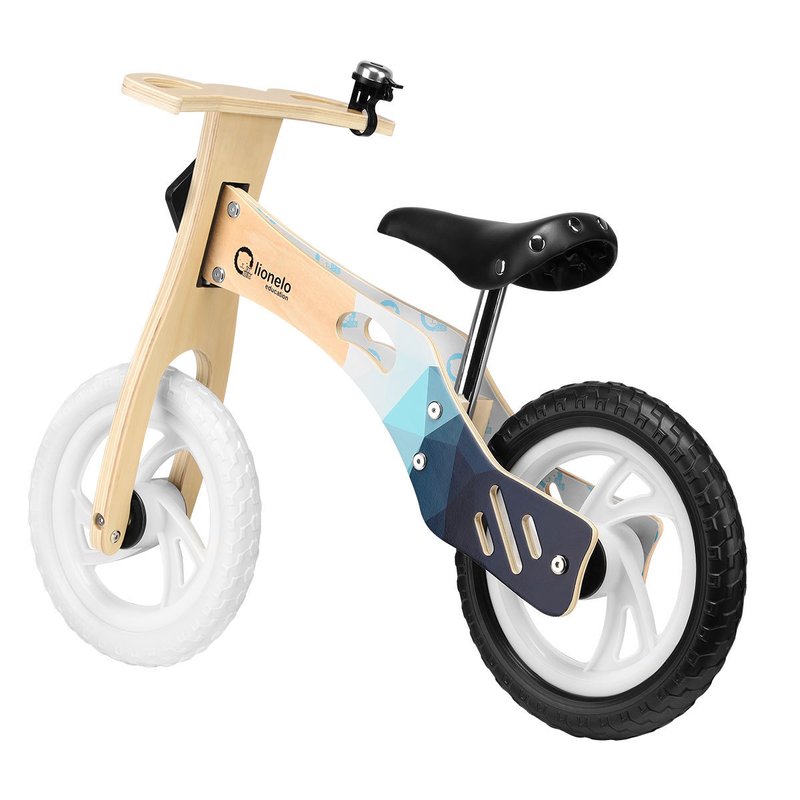 Lionelo - Bicicleta din lemn fara pedale Willy, Indygo image 5
