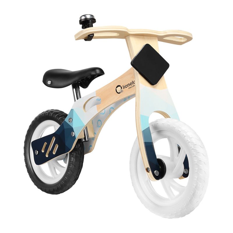 Lionelo - Bicicleta din lemn fara pedale Willy, Indygo image 6