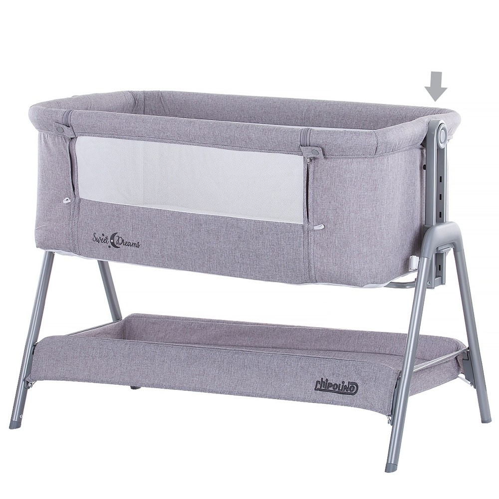 Patut Co-Sleeper Chipolino Sweet Dreams grey image 3