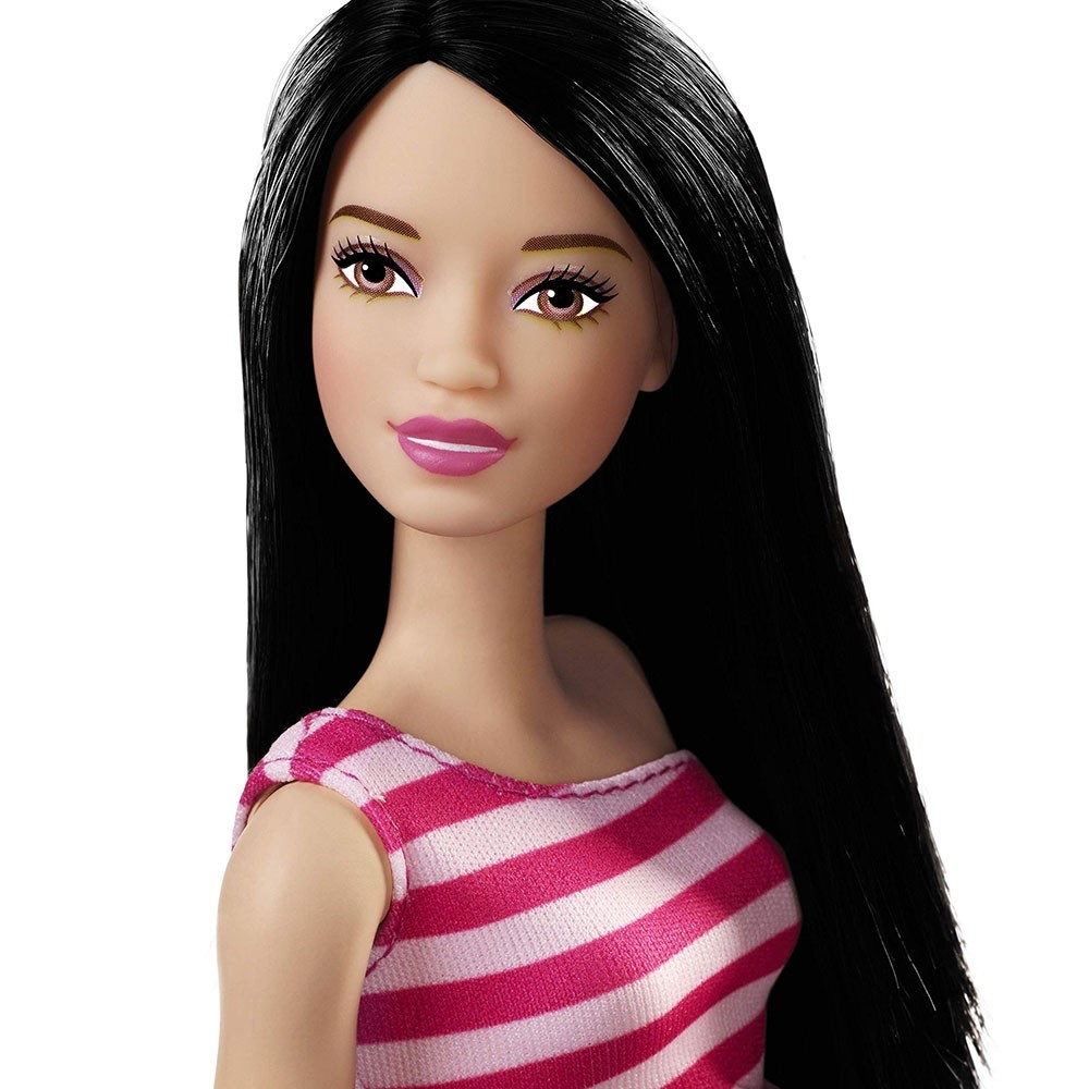 Papusa Barbie by Mattel Fashionistas cu tinuta petrecere FXL70 image 2