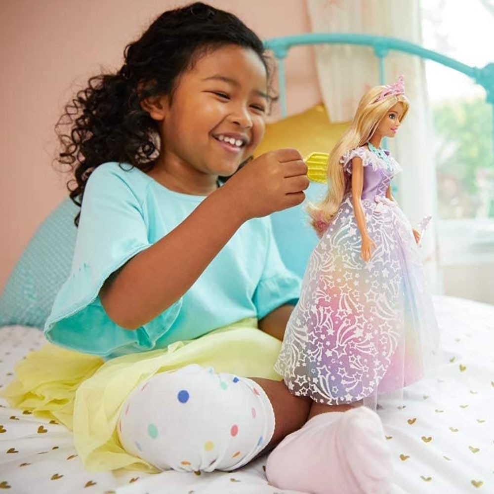 Papusa Barbie by Mattel Dreamtopia Printesa in rochie de bal cu accesorii image 2