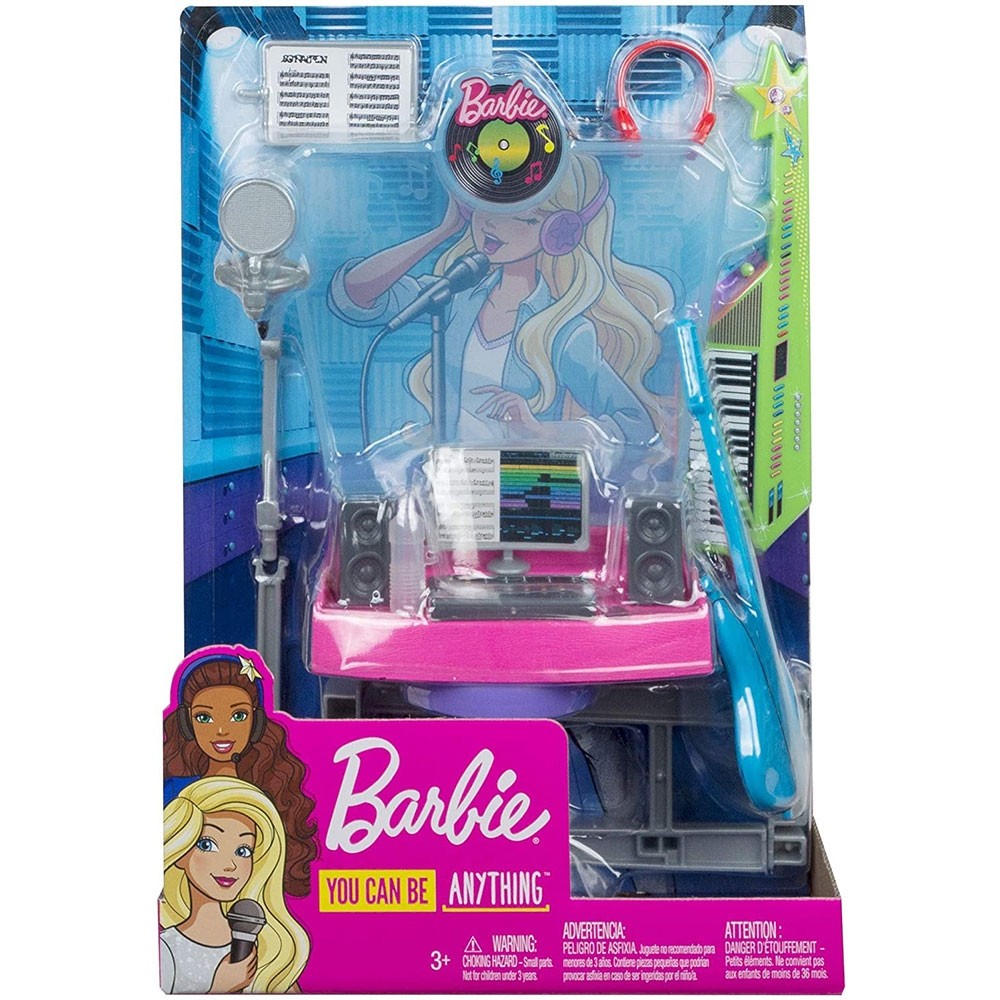 Set Barbie by Mattel I can be Studio muzical GJL67 cu accesorii image 2