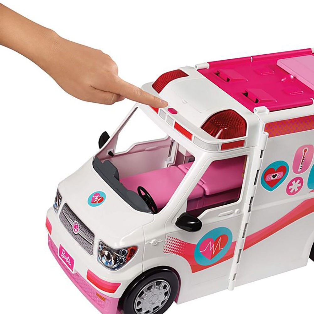 Masina ambulanta Barbie by Mattel I can be Clinica mobila 2 in 1 image 3