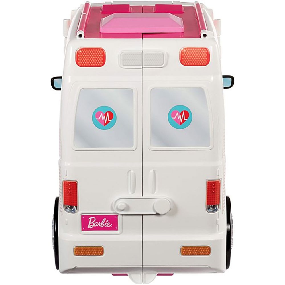 Masina ambulanta Barbie by Mattel I can be Clinica mobila 2 in 1 image 7