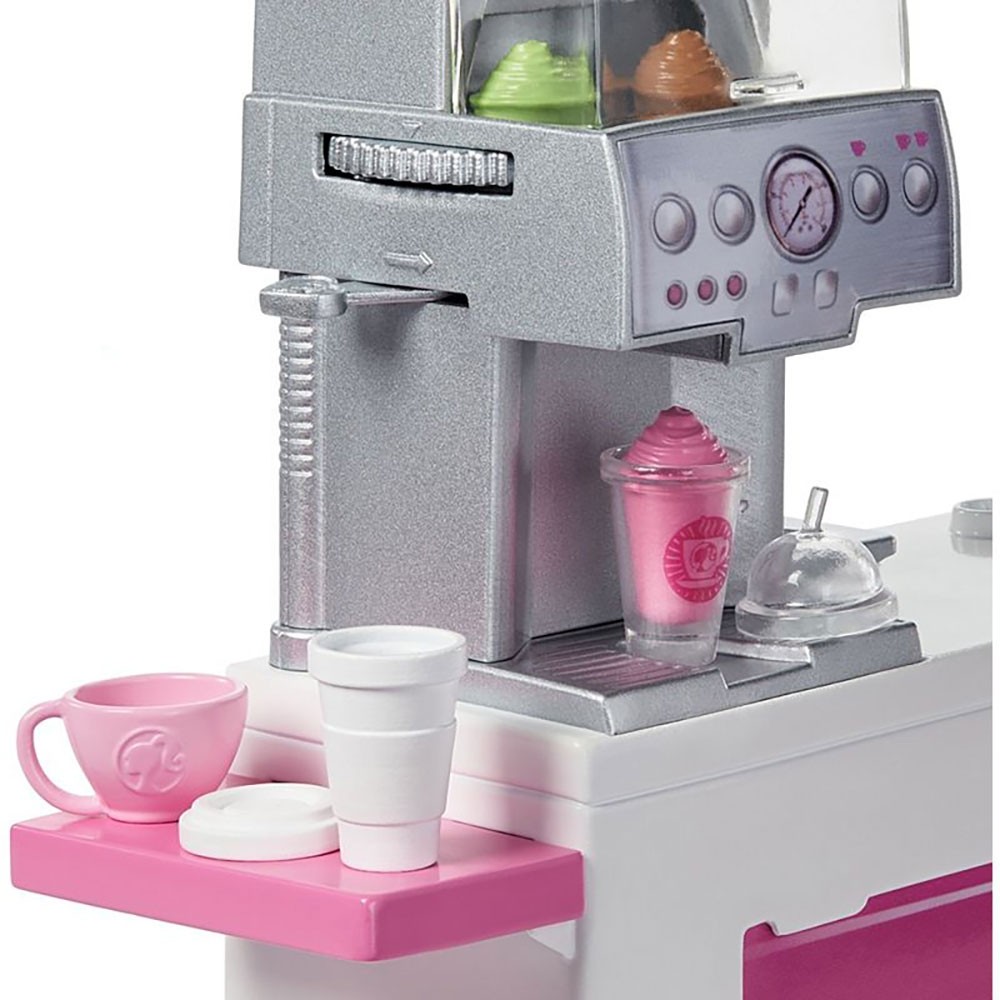 Set Barbie by Mattel Cooking and Baking Cafenea cu papusa si accesorii image 2