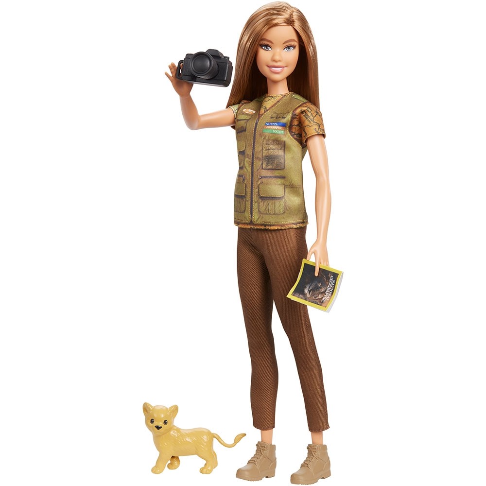 Papusa Barbie by Mattel National Geographic Fotojurnalista