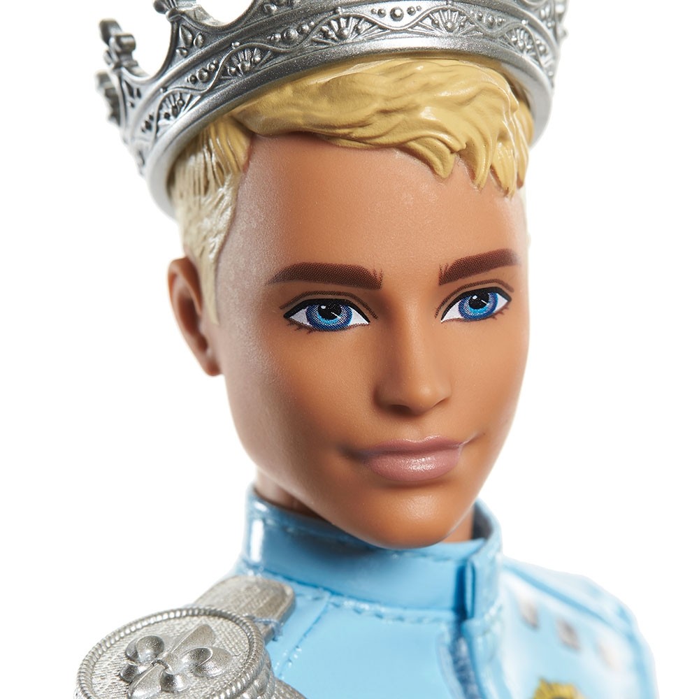 Papusa Barbie by Mattel Modern Princess Theme Printul Ken image 4