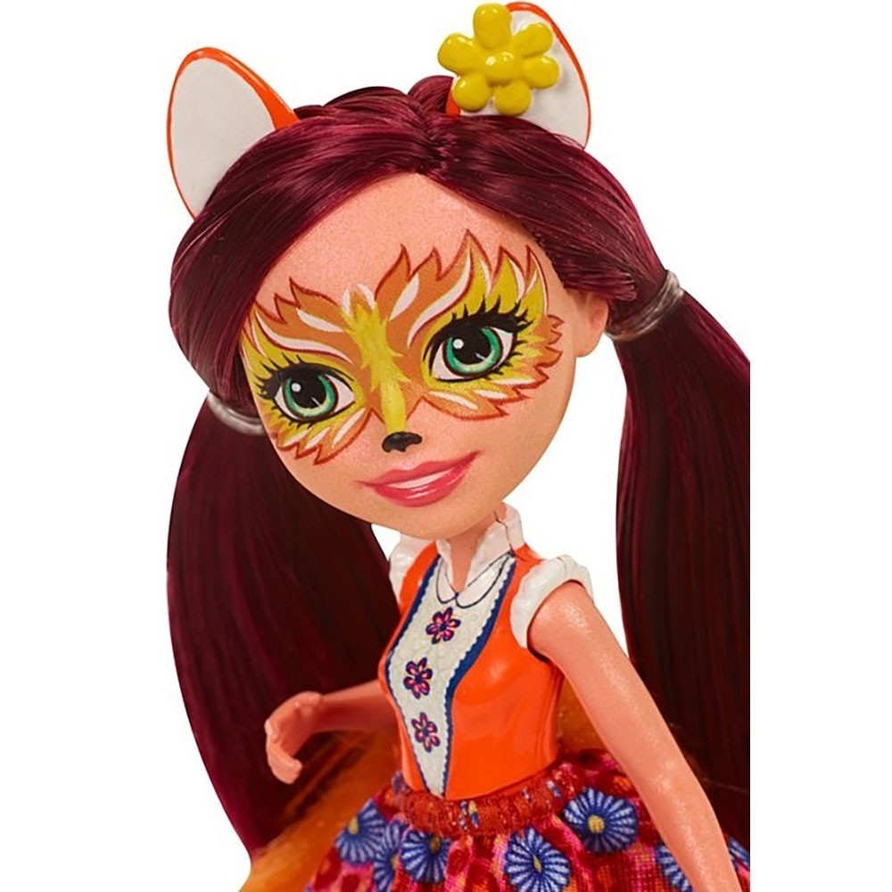 Papusa Enchantimals by Mattel Felicity Fox cu figurina image 3